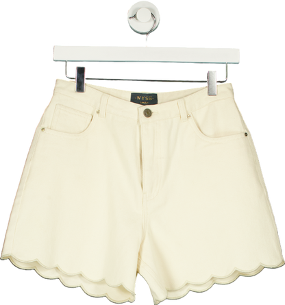 Wyse London Ivory Ruby Scalloped Shorts UK 8