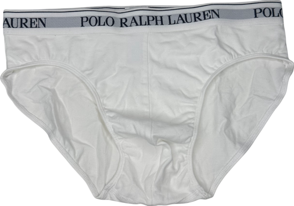 Polo Ralph Lauren White Low-rise Brief UK XL