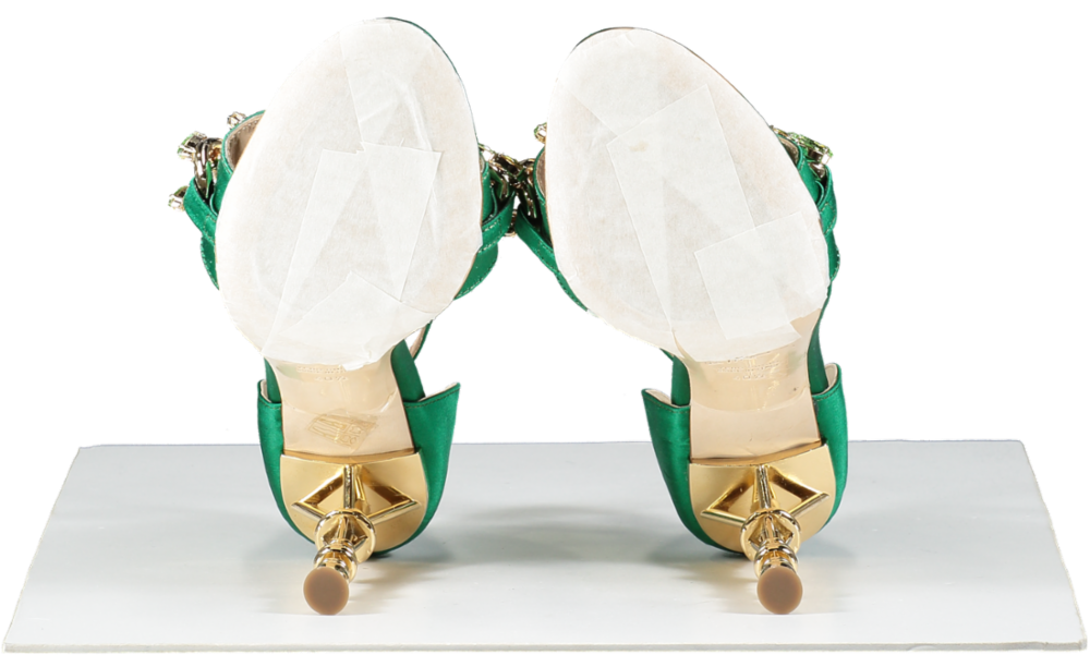 Di Minno Green Lena Sandals UK 7.5 EU 40.5 👠