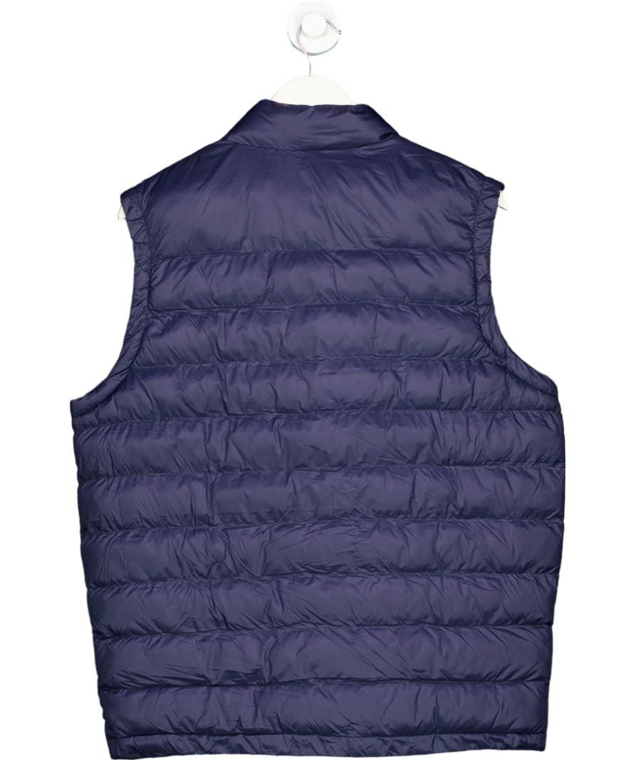 Nautica Blue Colour Block Rothes Body Warmer Gilet UK L