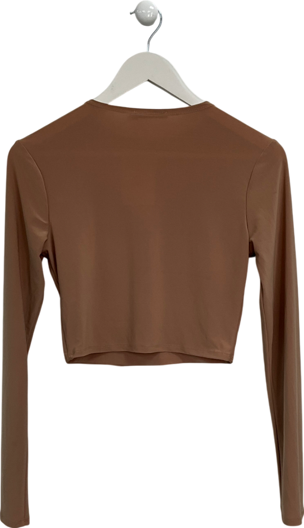 Amazing London Beige Long Sleeve Top UK S/M