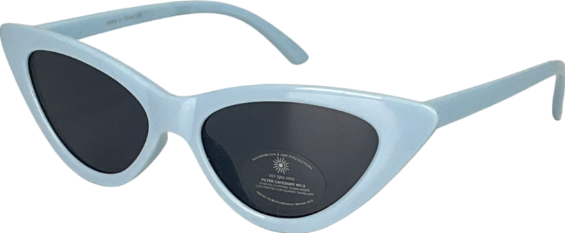 Baby Blue Lens Retro Cat Eye Sunglasses