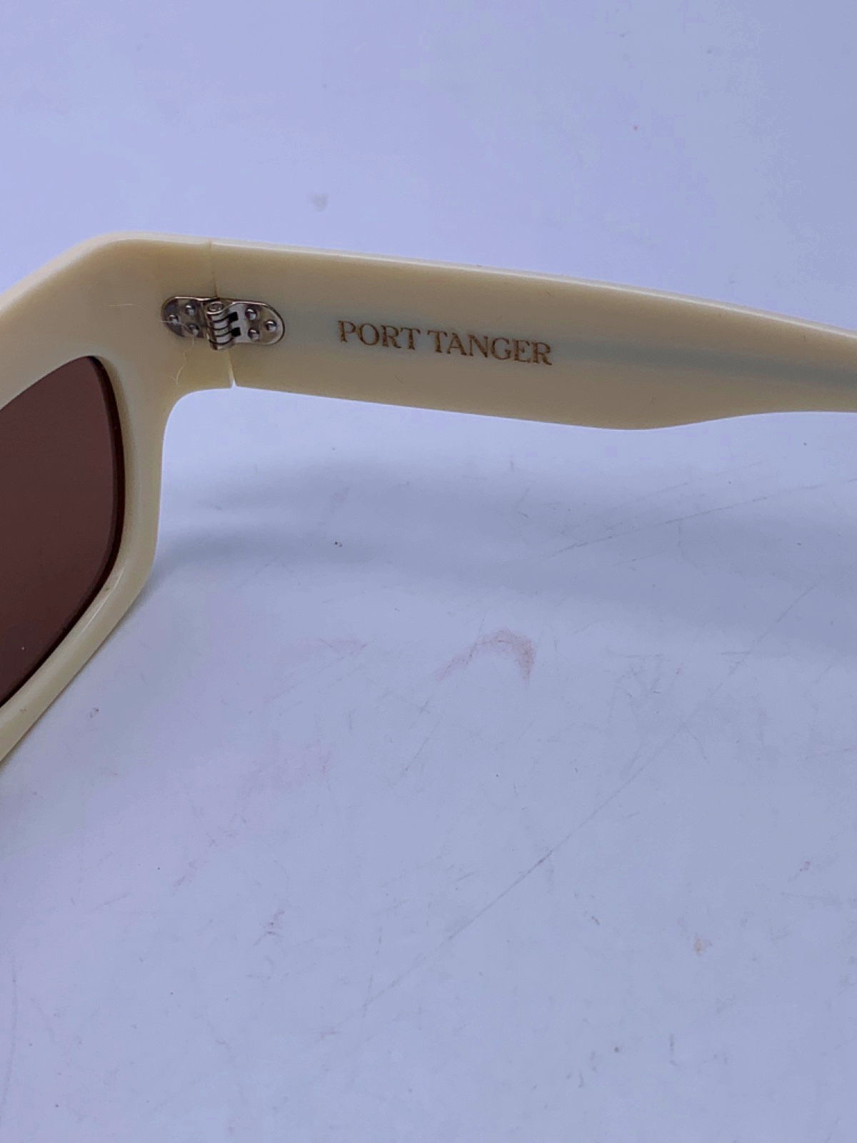 Port Tanger Ivory Square Sunglasses One Size