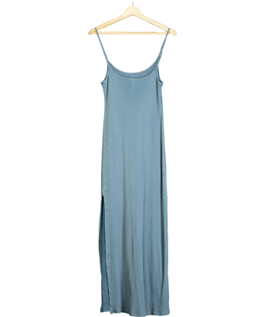 BDG Blue Taylor Ribbed Maxi Dress UK M