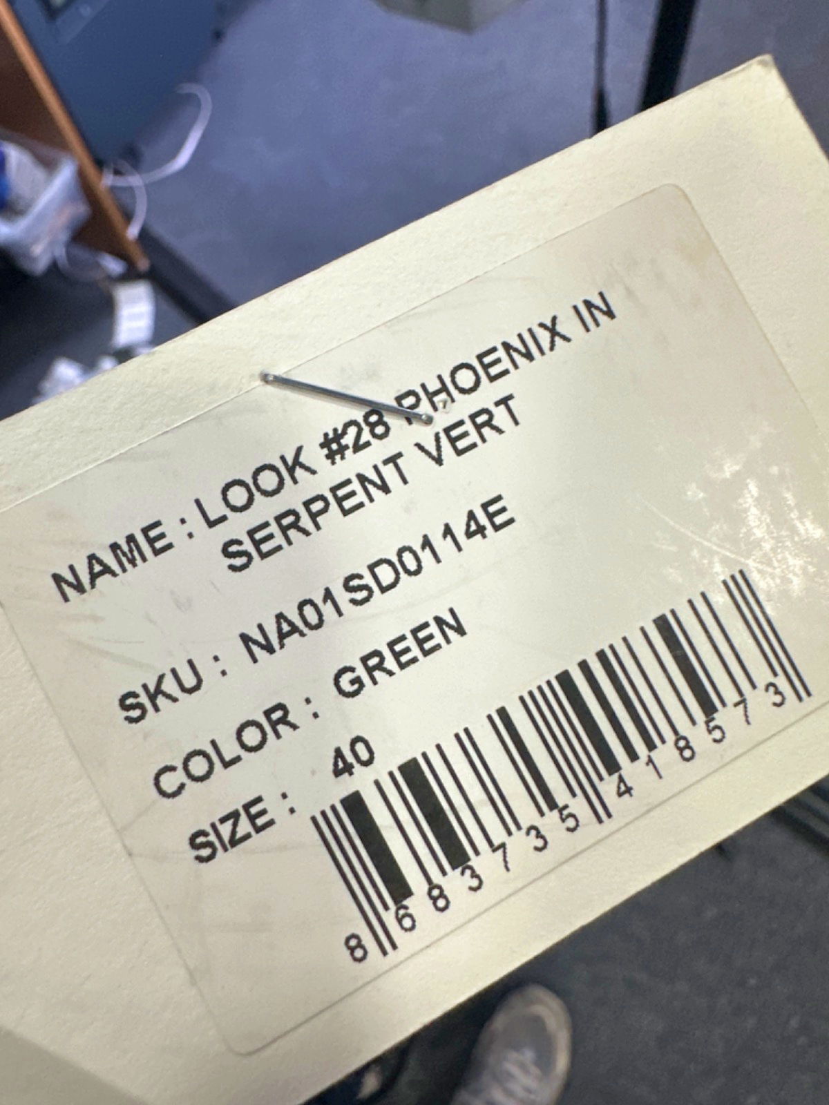 New Arrivals Green Phoenix in Serpent Vert Sequined Dress FR40 UK 12