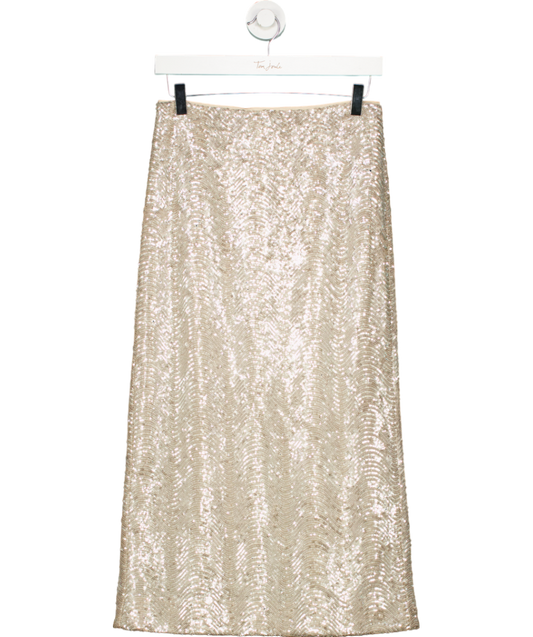 Hobbs Metallic Marlowe Sequin Skirt UK 6