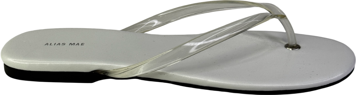 Alias Mae Henry Thong Sandals White UK 6 EU 39 👠