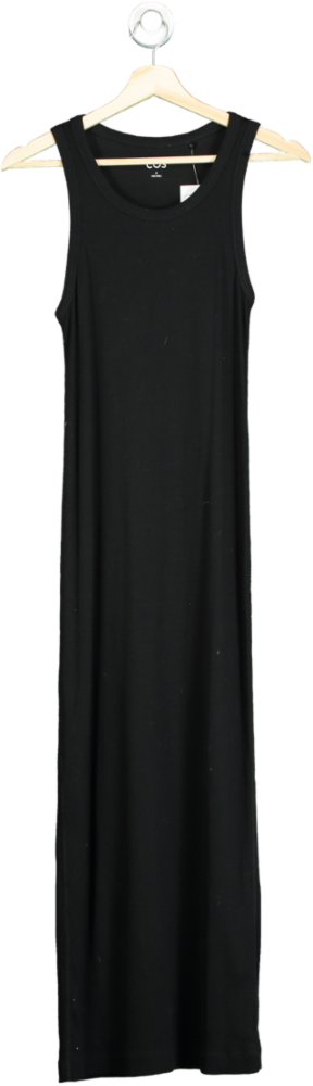 COS Black Sleeveless Maxi Dress UK S