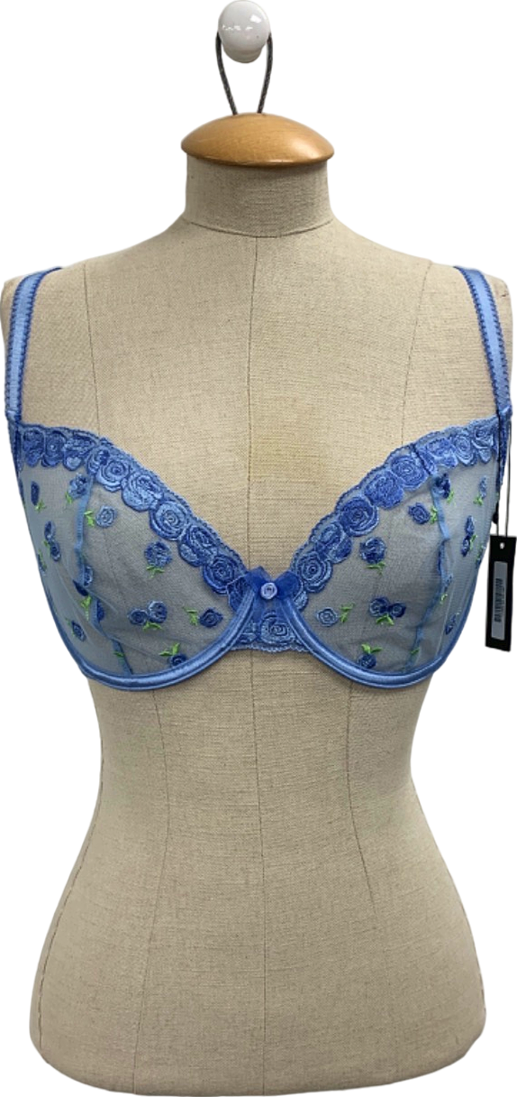 Lounge Blue Blush Balcony Bra 34F