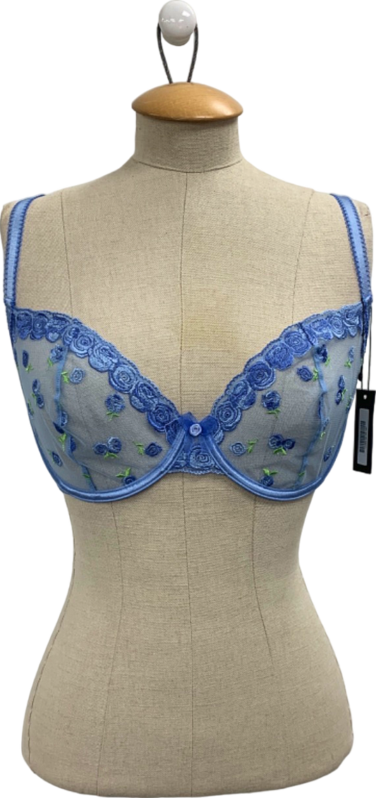 Lounge Blue Blush Balcony Bra 34F