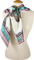 Holland Cooper Multicoloured Hc X Boodles Silk Scarf Aqua