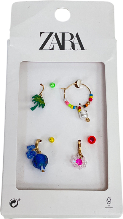 ZARA Multicoloured Holiday Earring Set