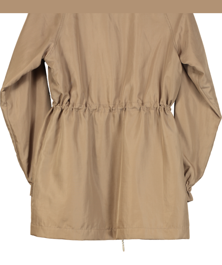 Varley Beige Taupe Shimmer Alison Jacket UK XS