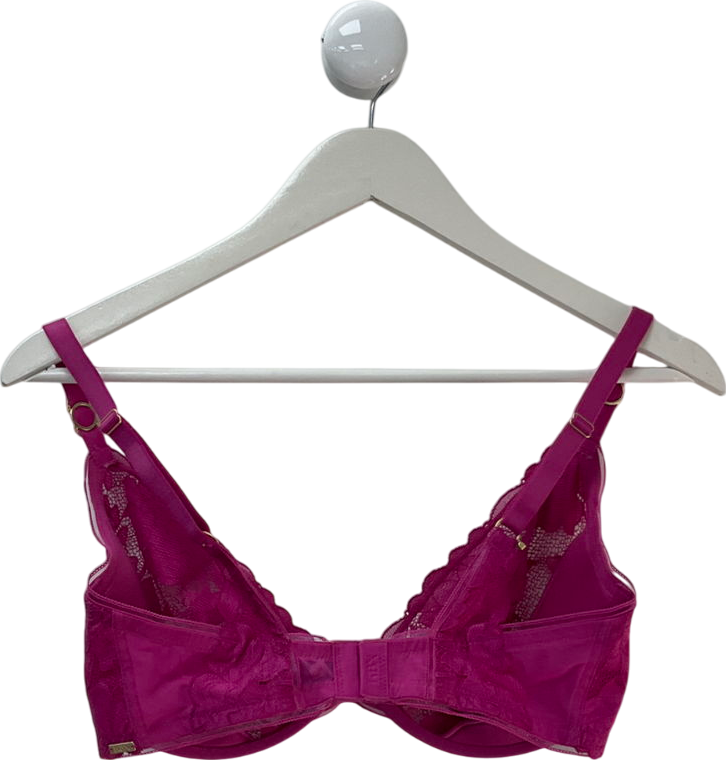 KBX Pink Non Pad Plunge Bra UK 34E