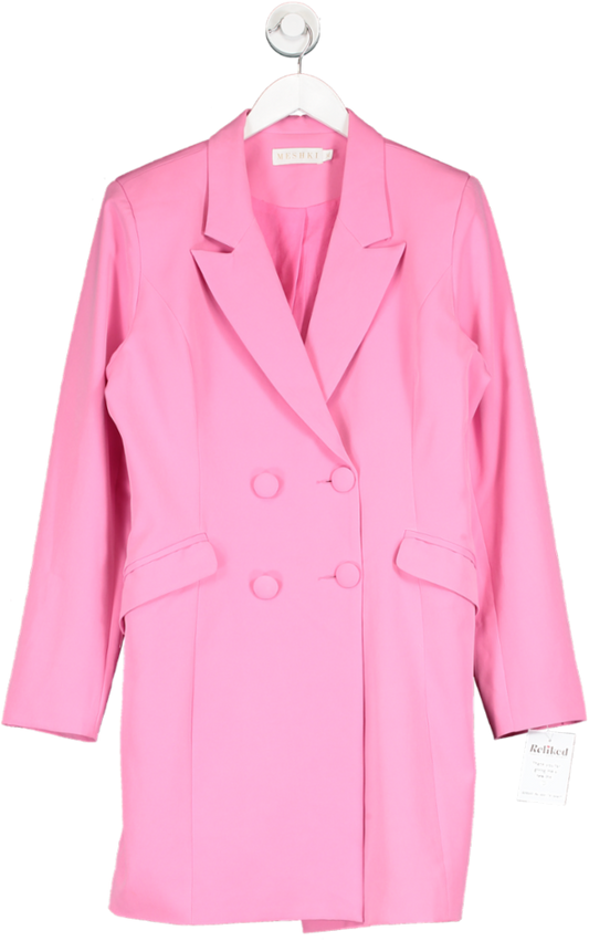 Meshki Pink Blazer Dress UK XL