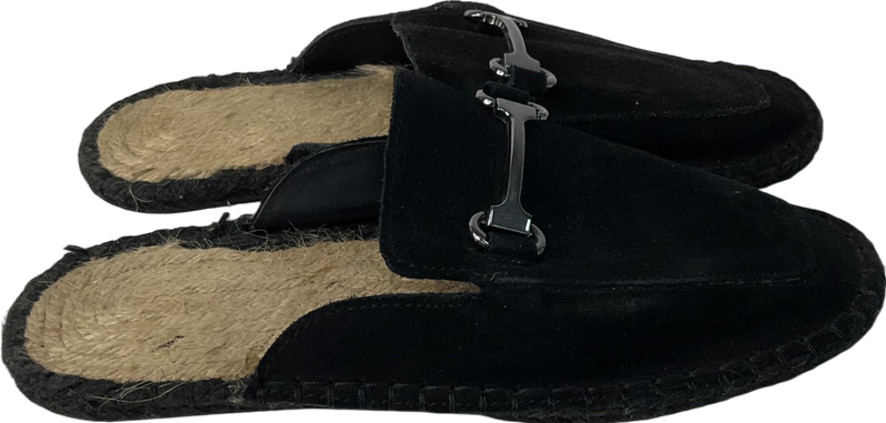 Black Suede Backless Loafer UK 5 EU 38 👠