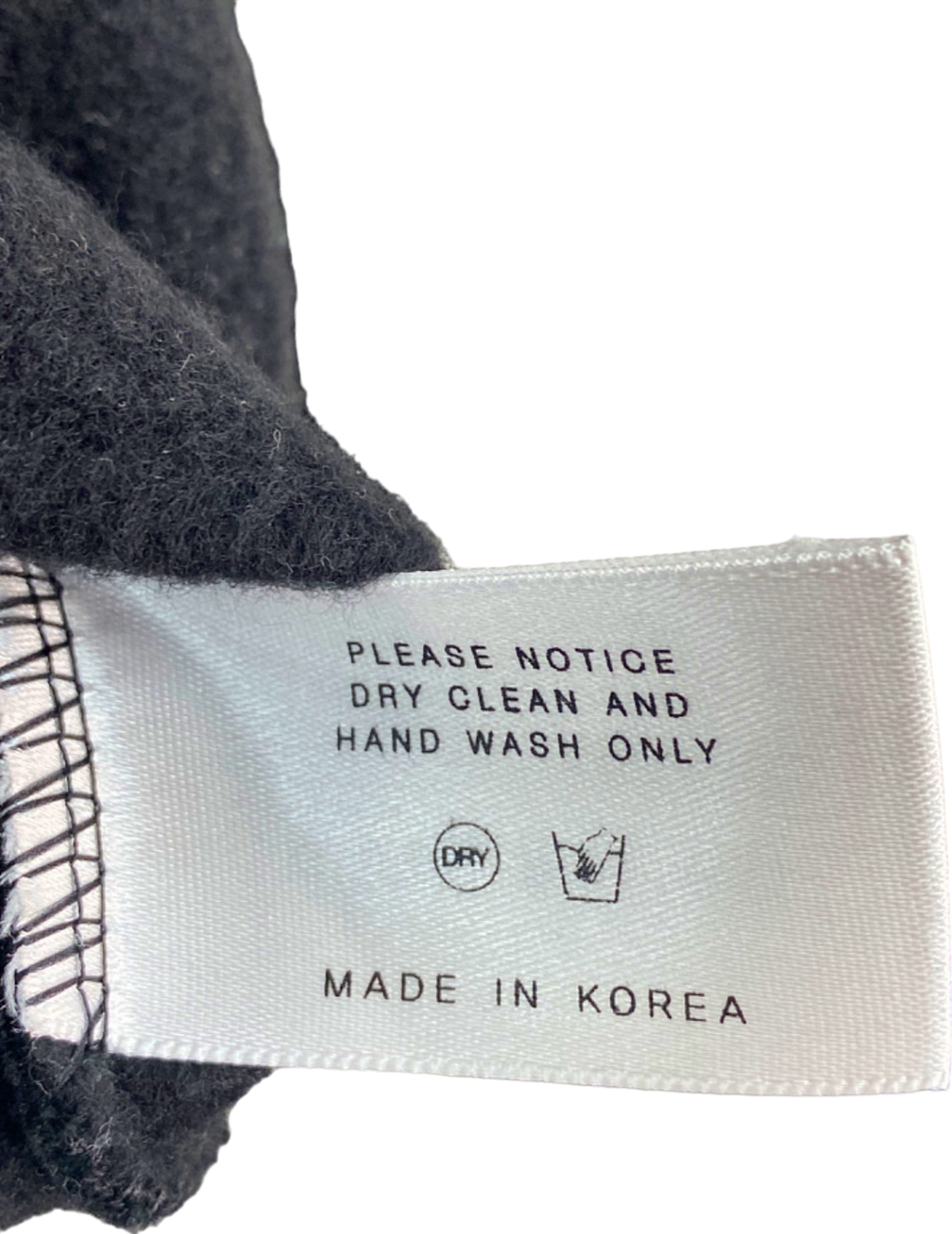 Never Black Zipped Hoodie UK Size L