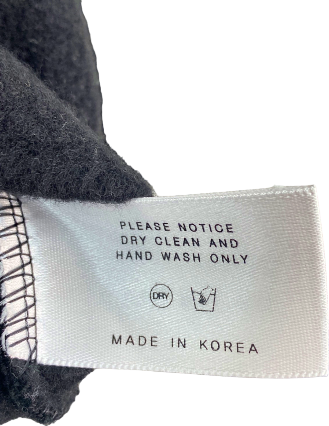 Never Black Zipped Hoodie UK Size L