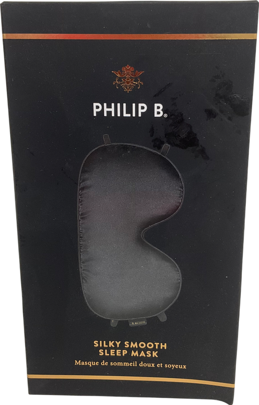 Philip B Black Silky Smooth Sleep Mask One Size