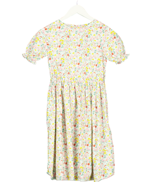 Bonpoint Green Cotton Floral Dress 10 Years