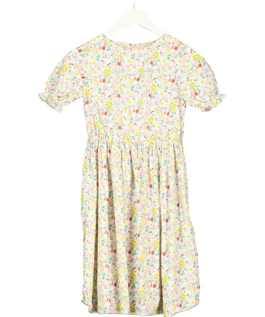 Bonpoint Green Cotton Floral Dress 10 Years