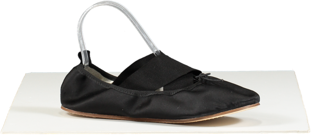 Repetto Black GIANNA BALLET FLATS - SATIN  UK 6 EU 39 👠