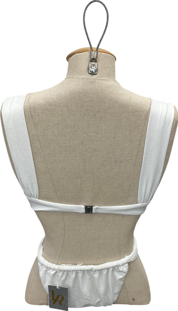 Lily Rose White Balconette Bikini UK S