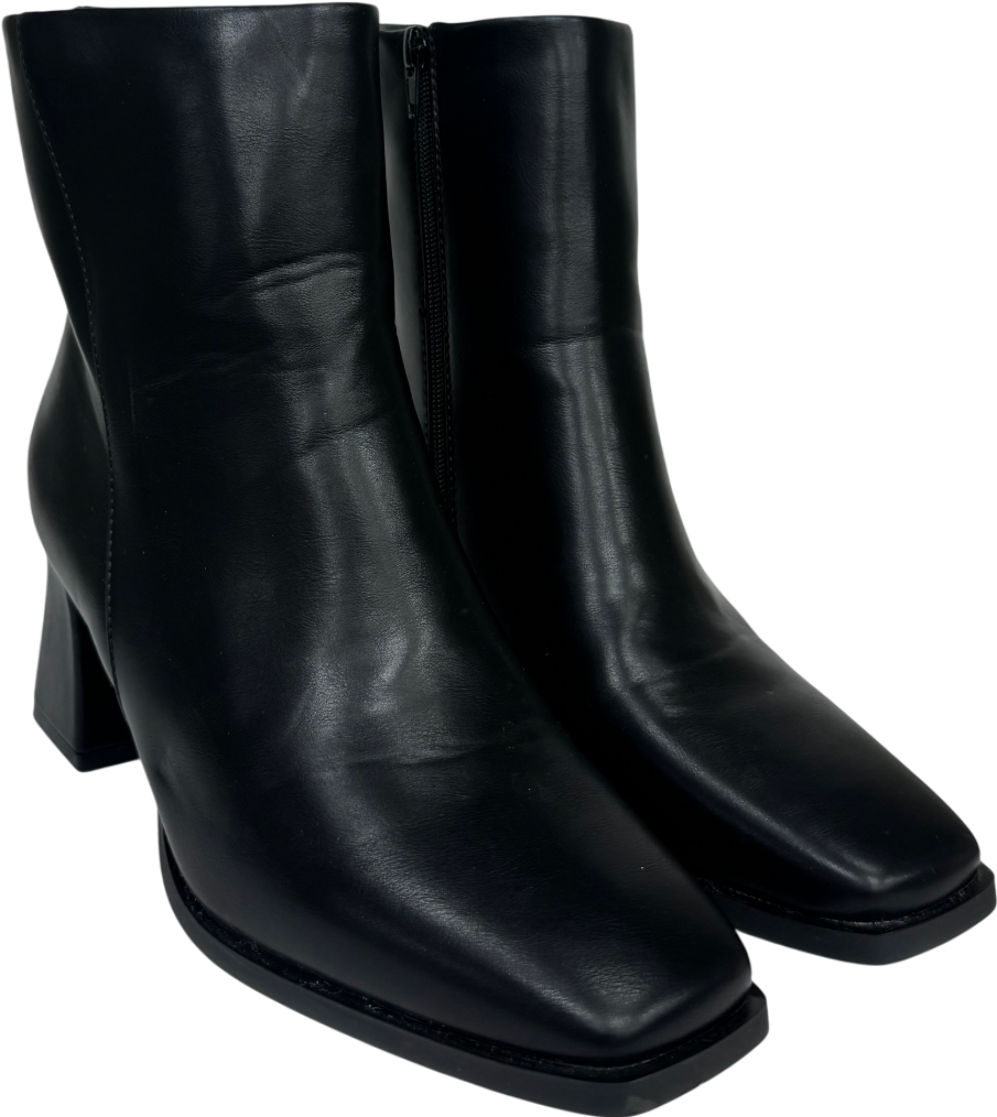 Seqwl Black Classic Ankle Boots UK 8 EU 41 👠