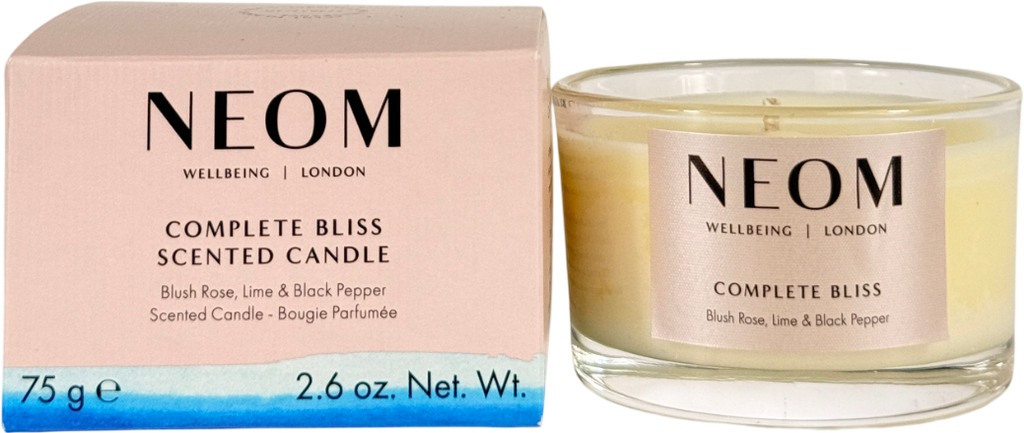 NEOM Nude Complete Bliss Scented Travel Candle No Size