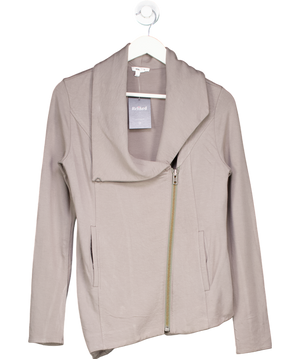 Helmut Lang Grey Vellos Asymmetric Sweater UK S