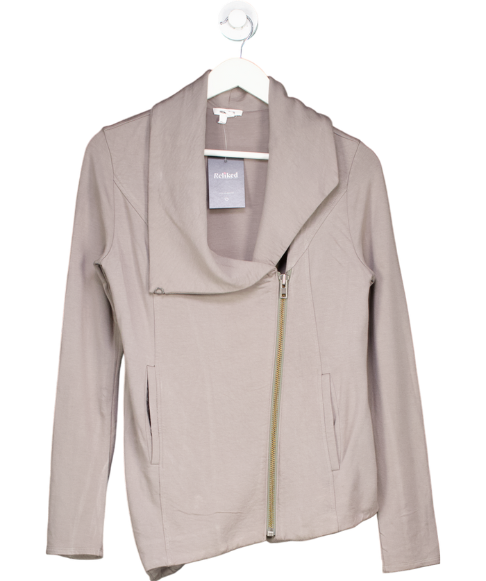 Helmut Lang Grey Vellos Asymmetric Sweater UK S