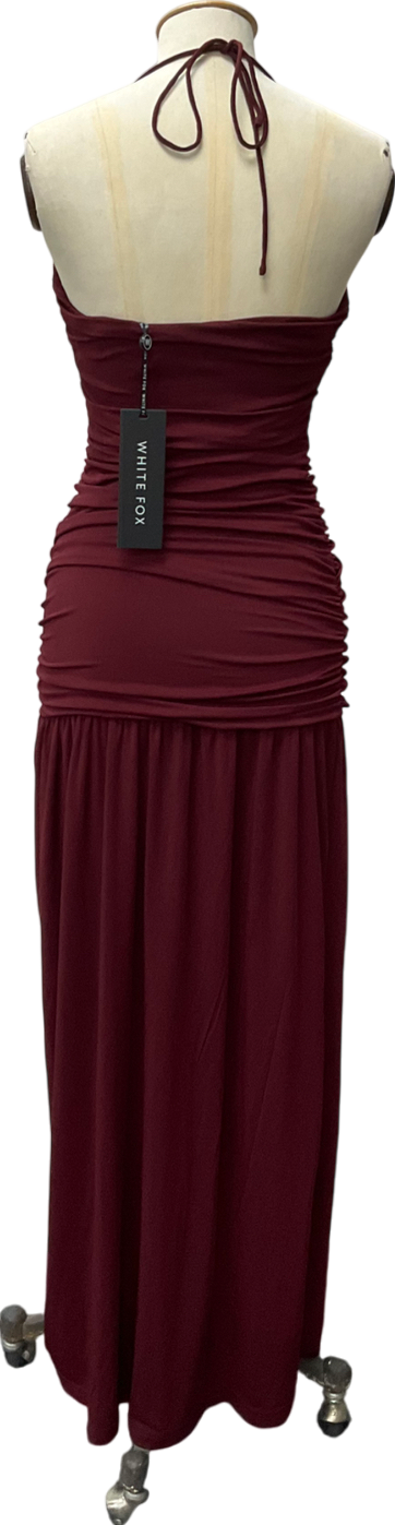White Fox Red Sweet Skies Maxi Dress UK L