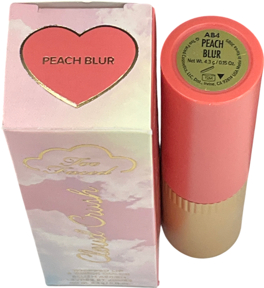Too Faced Cloud Crush Whipped Lip & Cheek Colour Peach Blur 4.3g