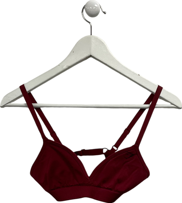 gymshark Red Minimal Sports Bra UK XS