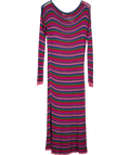 ZARA Multicoloured Multicolour Crochet Knit Long Sleeve Dress UK S