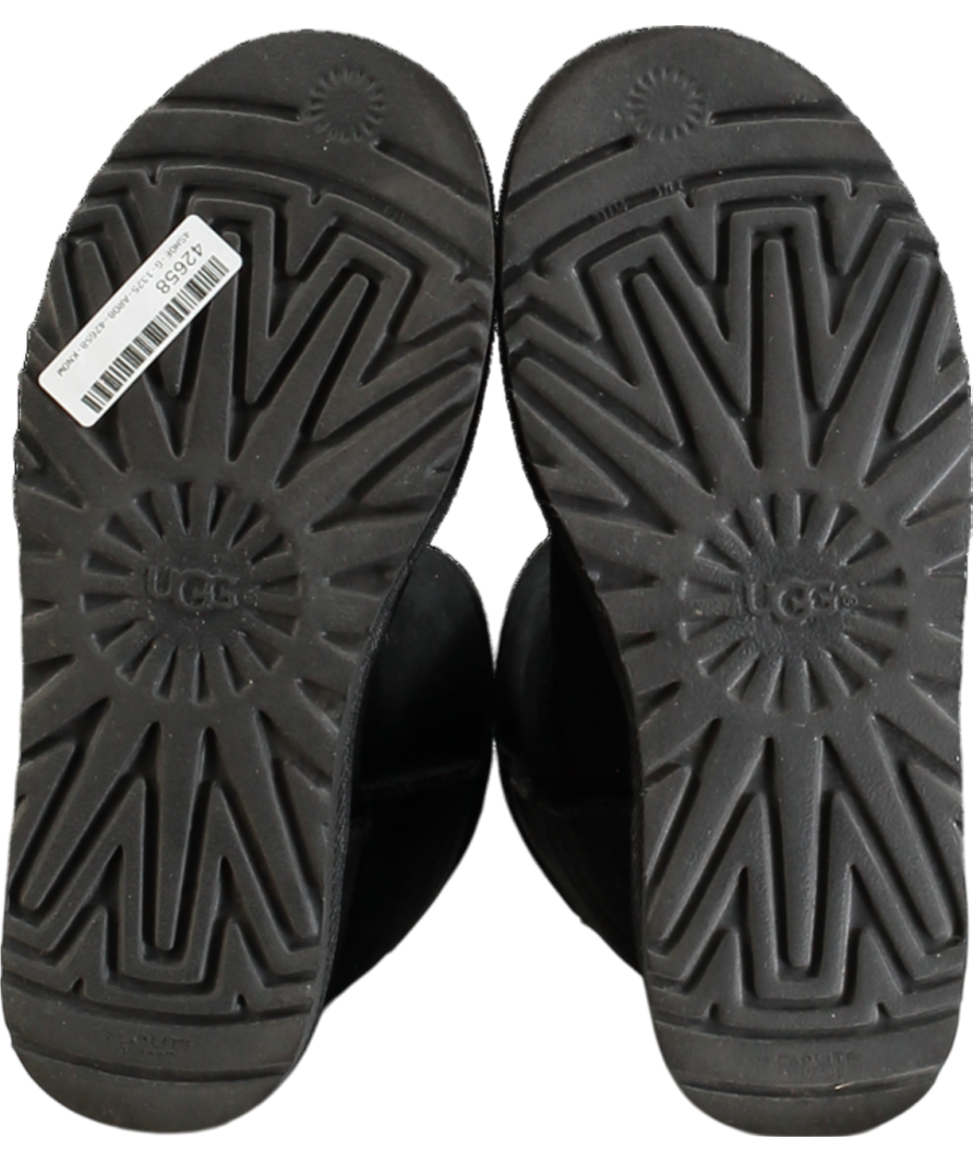 UGG Classic Short Ii Boots Black Suede UK 4 EU 37 👠