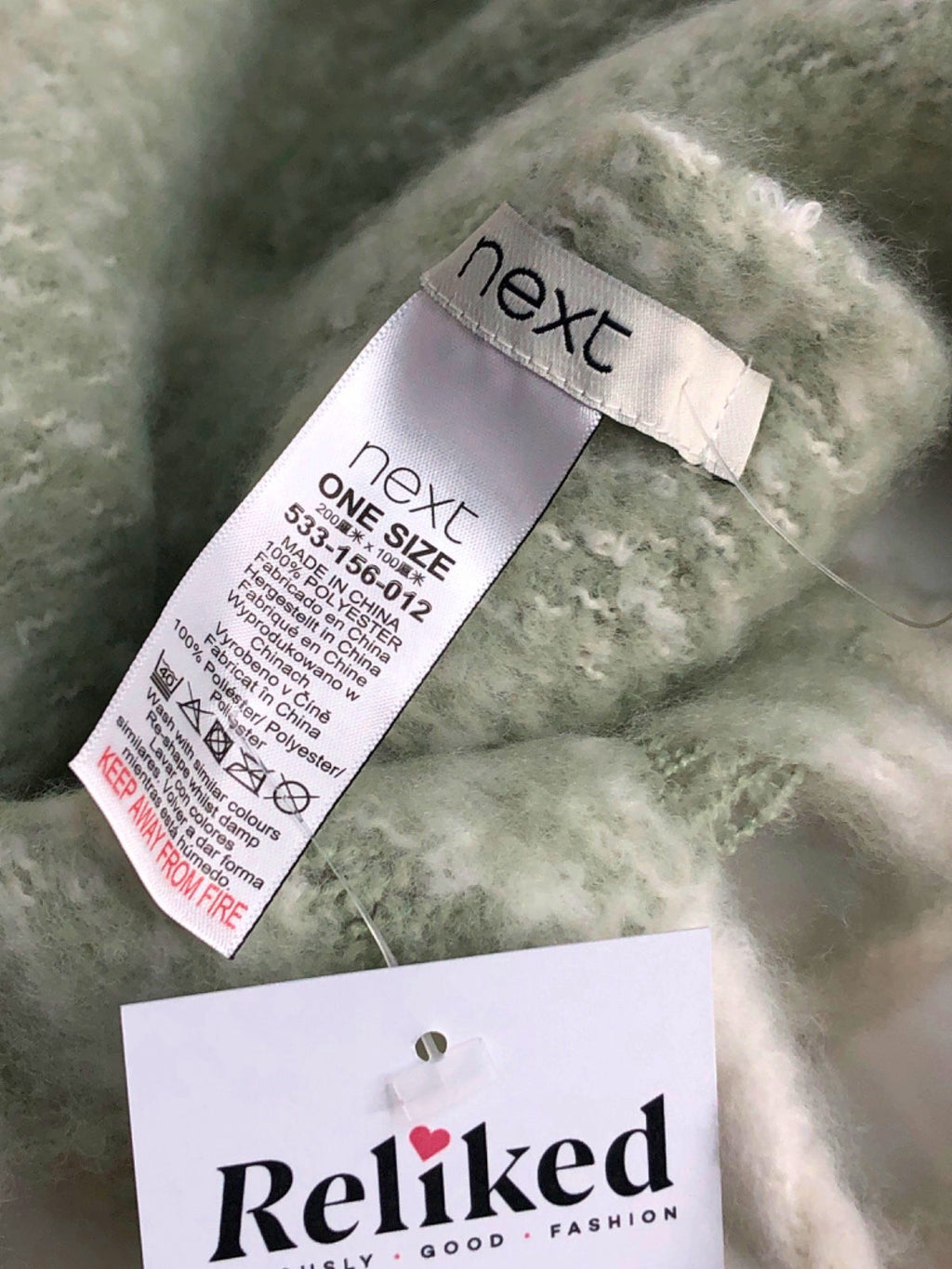 NEXT Multicoloured Fringed Scarf One Size