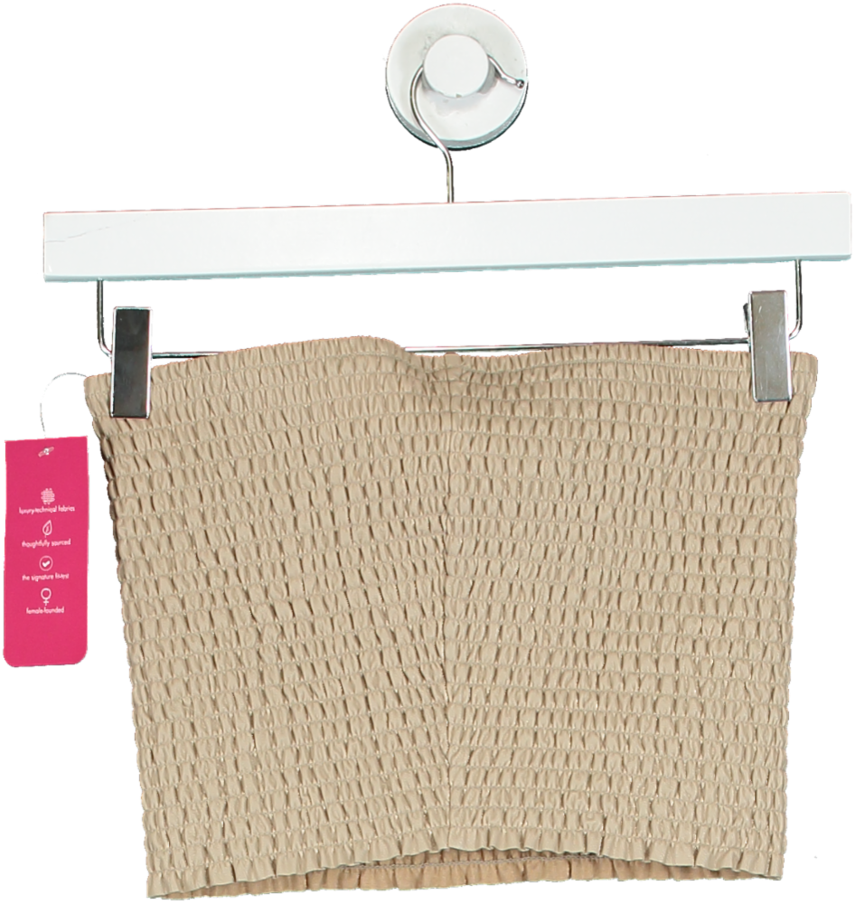 Commando Beige Smocked Tube Top UK XS/S