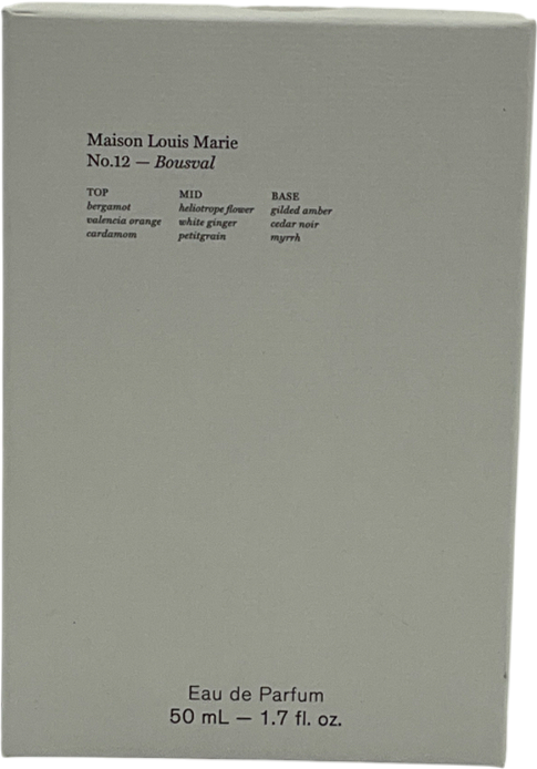 maison louis marie No.12 Bousval Eau De Parfum 50ml