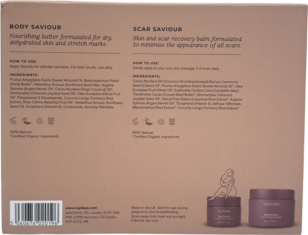 Naydaya Body Saviour Set 1 X 30ml, 1 X 115ml