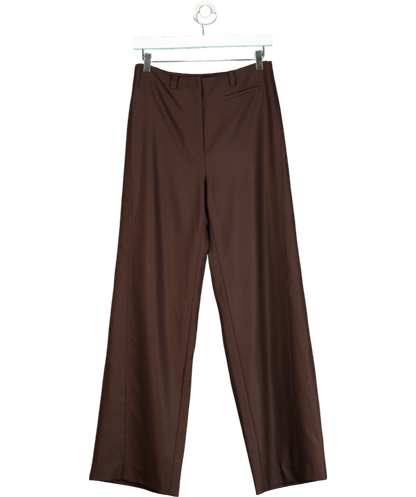 Fabrique Brown Gal Trousers In Fine Wool UK S