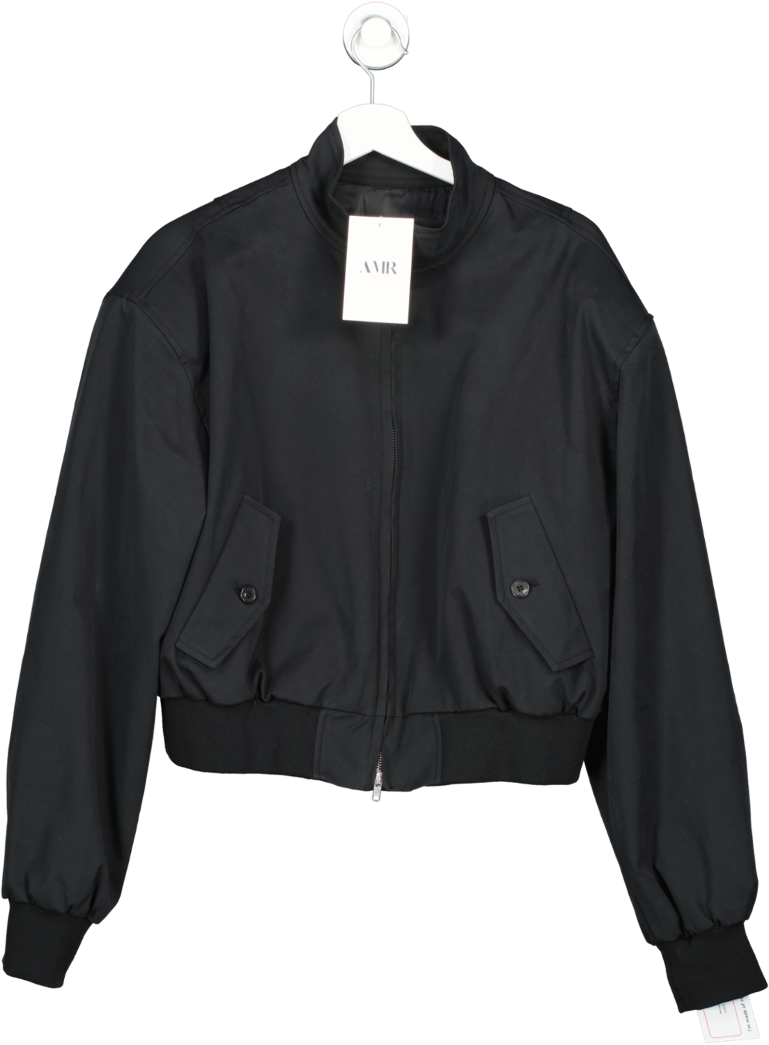 AMR London Black Harrington Jacket UK S