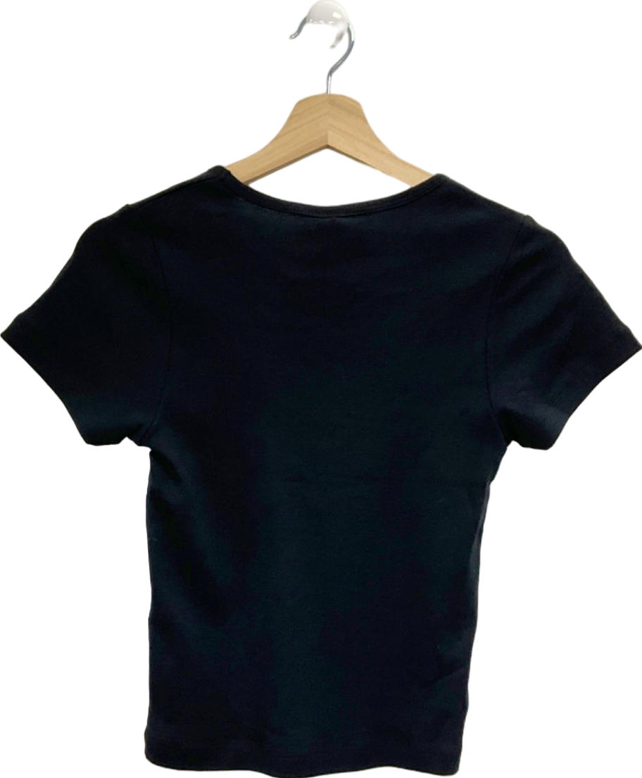 Reclaimed Vintage Black Babygirl T-Shirt UK 10