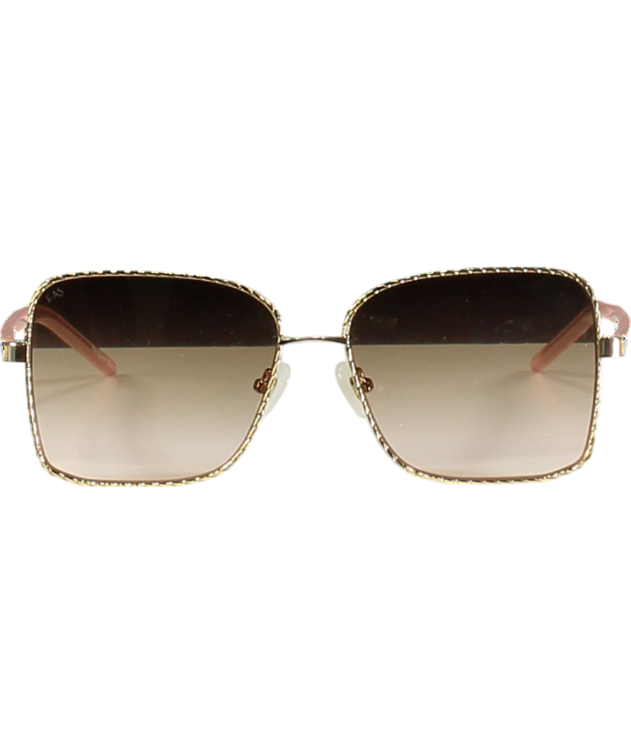 For Art's Sake Pink Square Frame Two-tone Sunglasses One Size