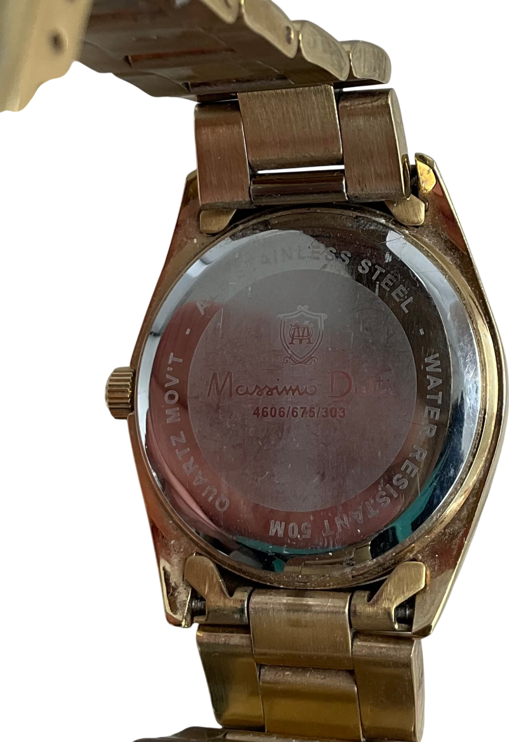 Massimo Dutti Metallic Ladies Chunky Watch One Size