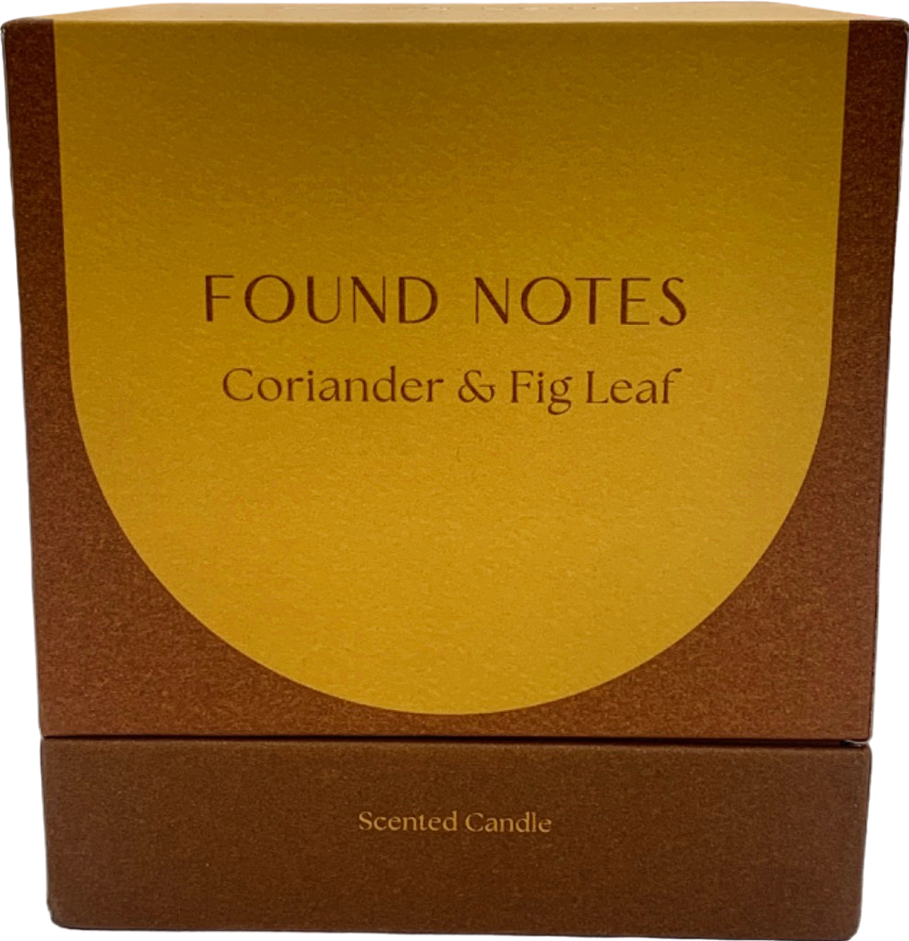 Anthropologie Found Notes Coriander & Fig Leaf Scented Candle 150 g