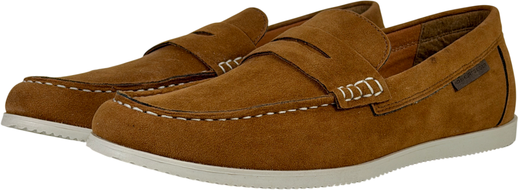 KG Kurt Geiger Brown Suede Shane Tan Loafers UK 9 EU 43 👞