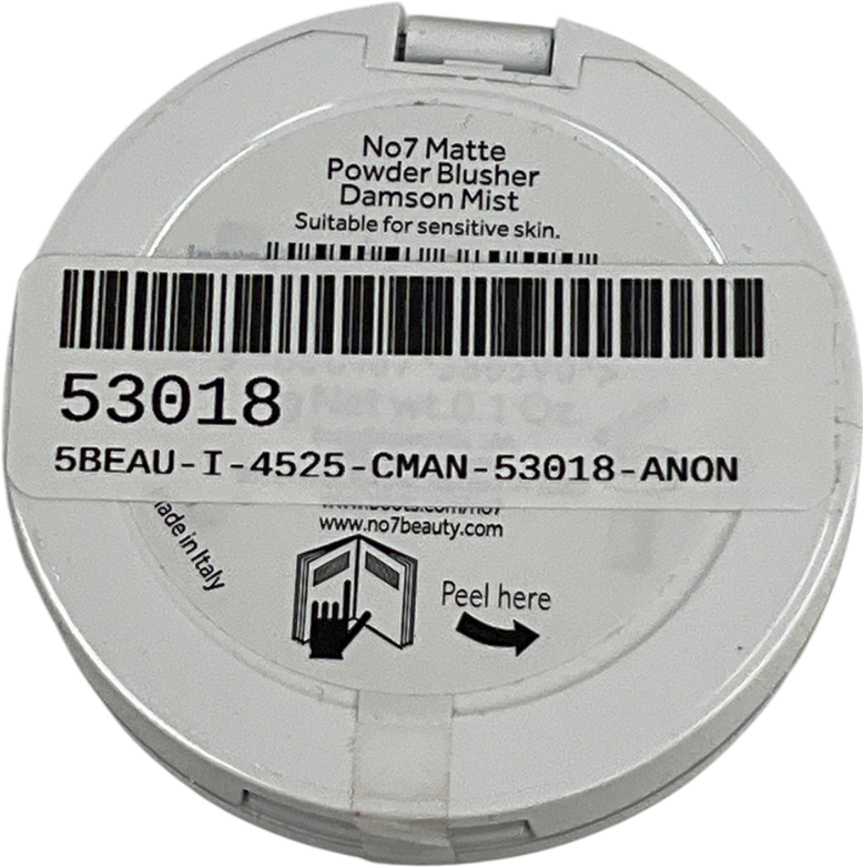 No7 Matte Powder Blusher Damson Mist One size