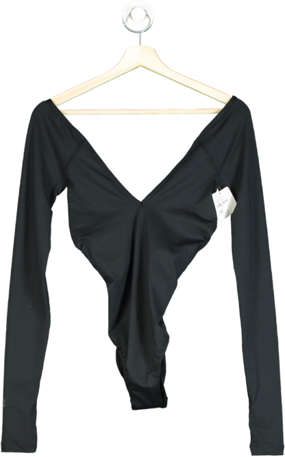 Free People Black Movement Bodysuit UK XS