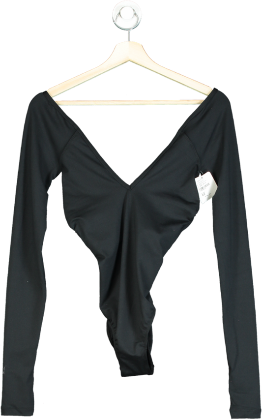 Free People Black Movement Bodysuit UK XS